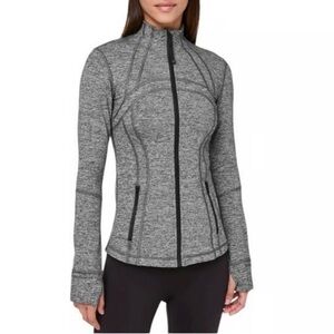 Lululemon Define Jacket Women’s Size 6 Gray Full Zip Long Sleeve Athletic